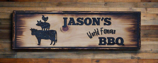 World Famous BBQ Sign