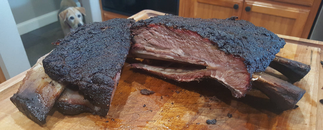 Beef Rib Smoked - cut in half