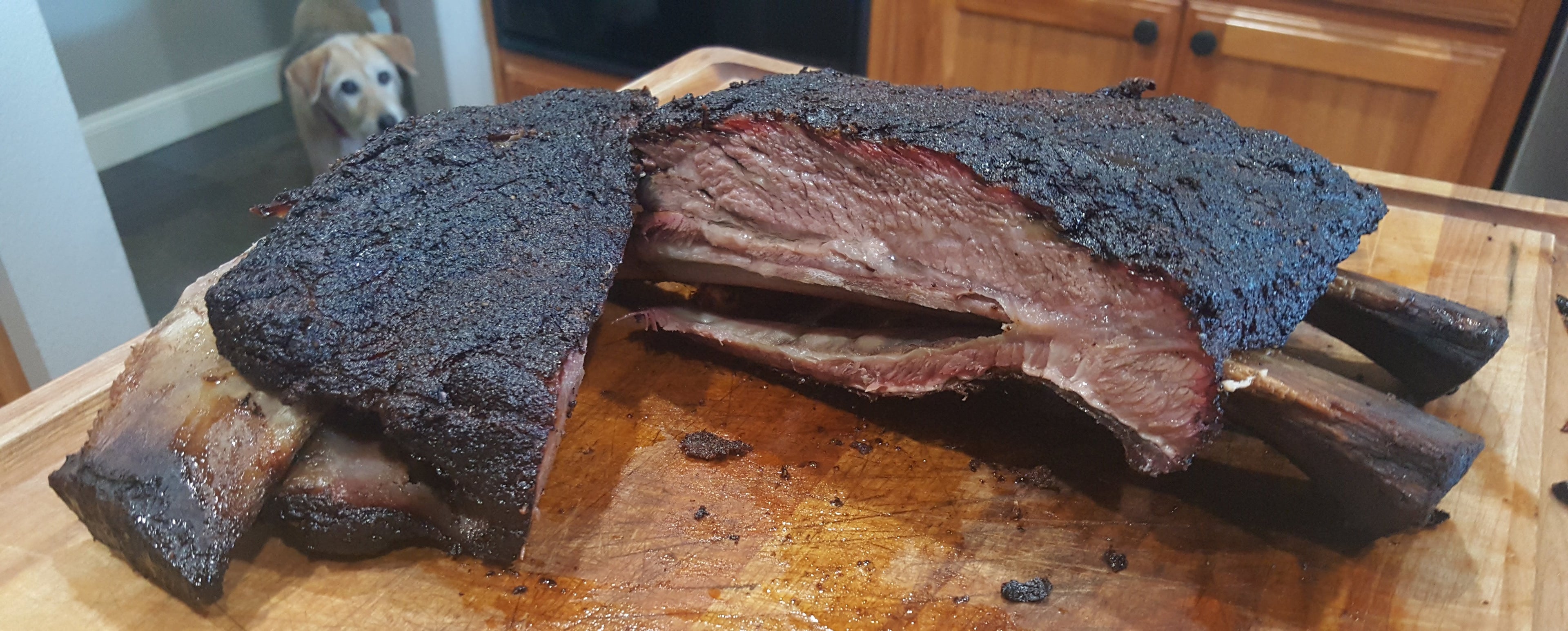 Beef Rib Smoked - cut in half