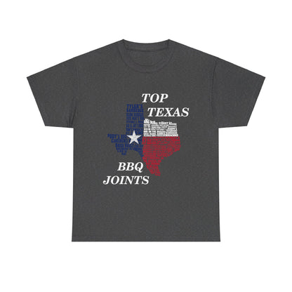 Texas Top BBQ Joints t-shirt