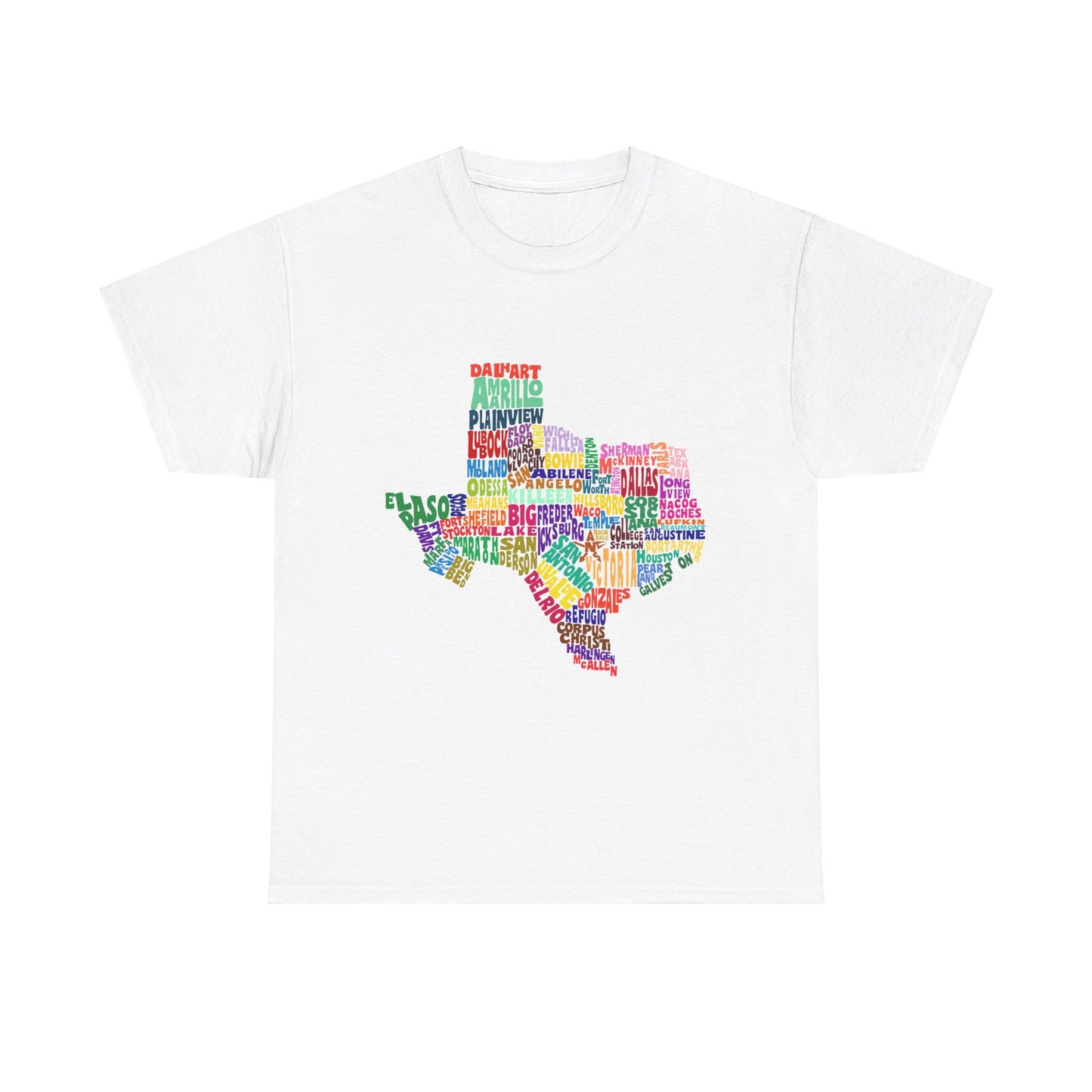 Texas Cities T-Shirt