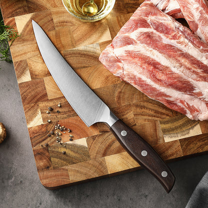 Pecos Series - 10" Inch Boning Knife  - German Stainless Steel with Red Sandalwood Handle