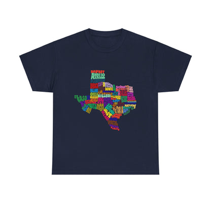 Texas Cities T-Shirt