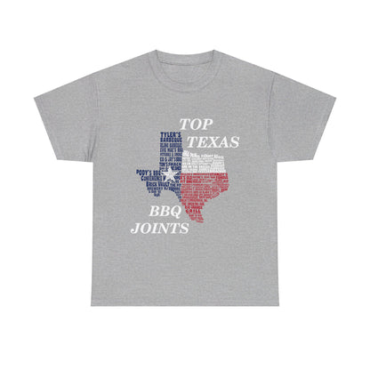 Texas Top BBQ Joints t-shirt