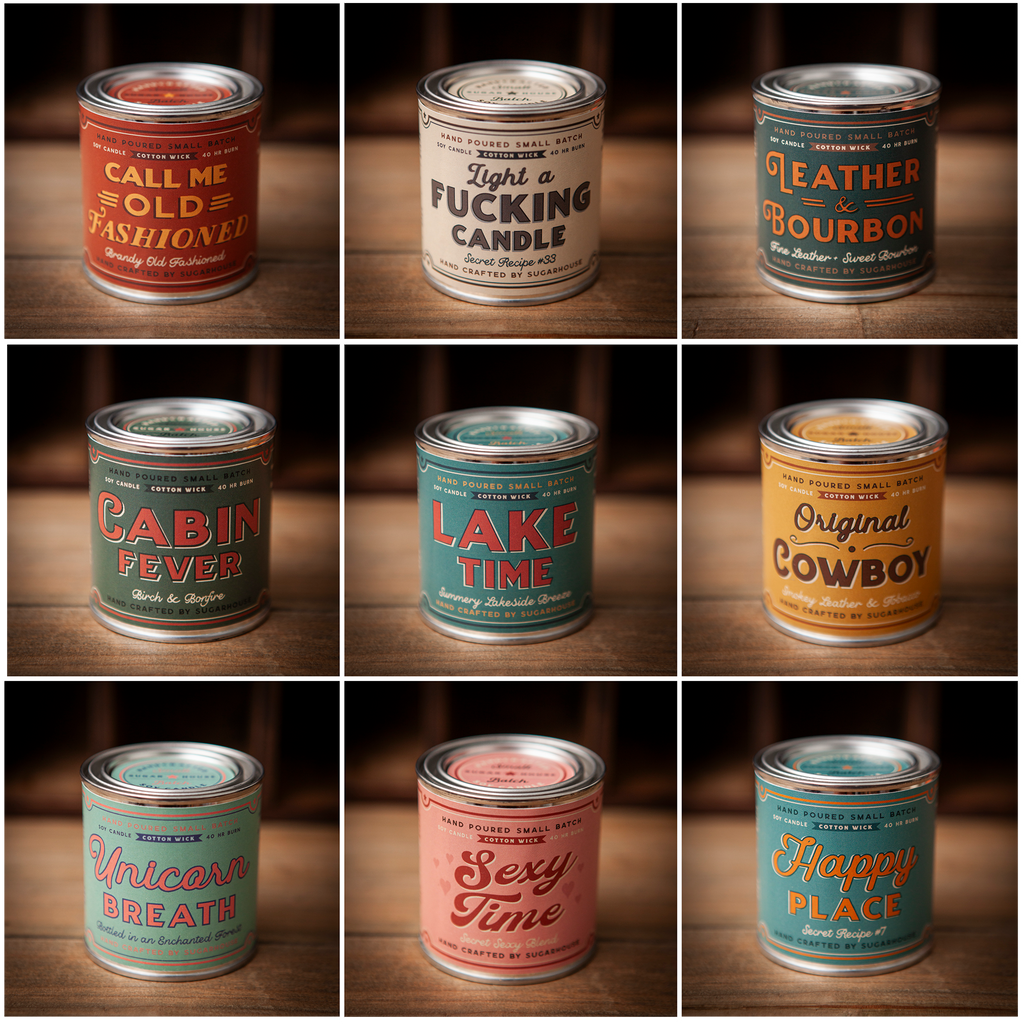 Call Me Old Fashioned Soy Paint Can Candle