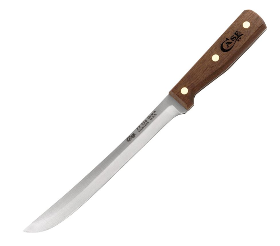 Case Cutlery 9" Walnut Handle Slicer - American Made Kitchen Knife