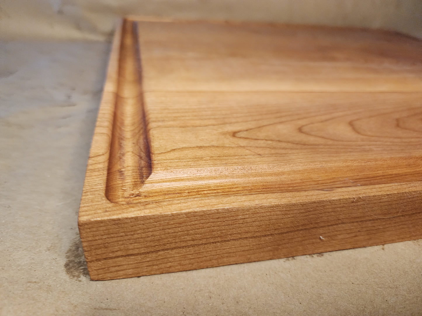 Custom Premium Cherry Wood Cutting Board