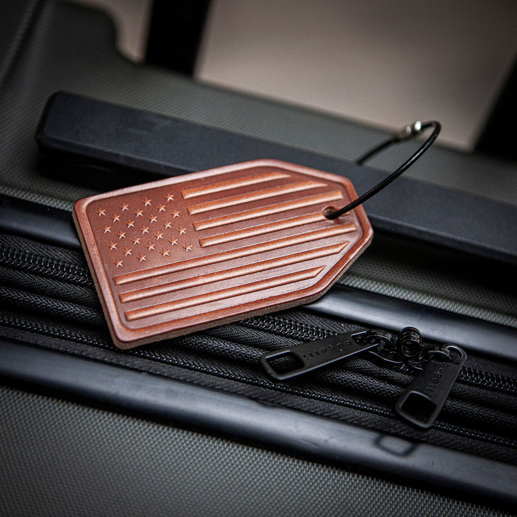 Not Your Fucking Bag Leather Luggage Tag