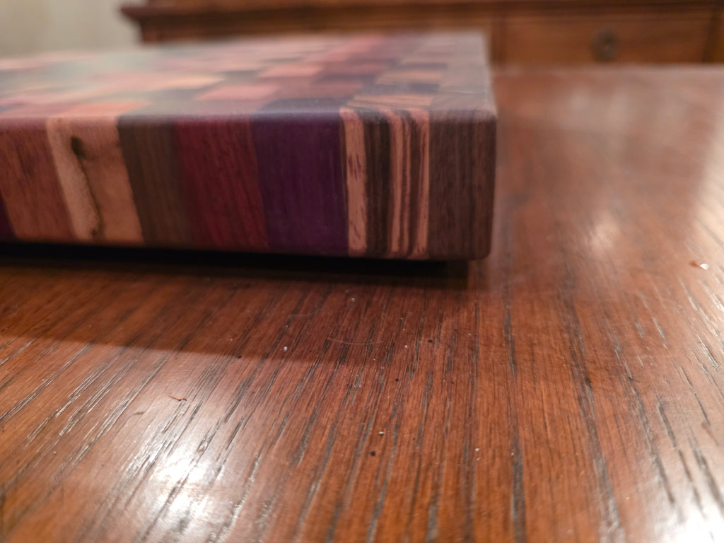 Mulit Species End Grain - Side View