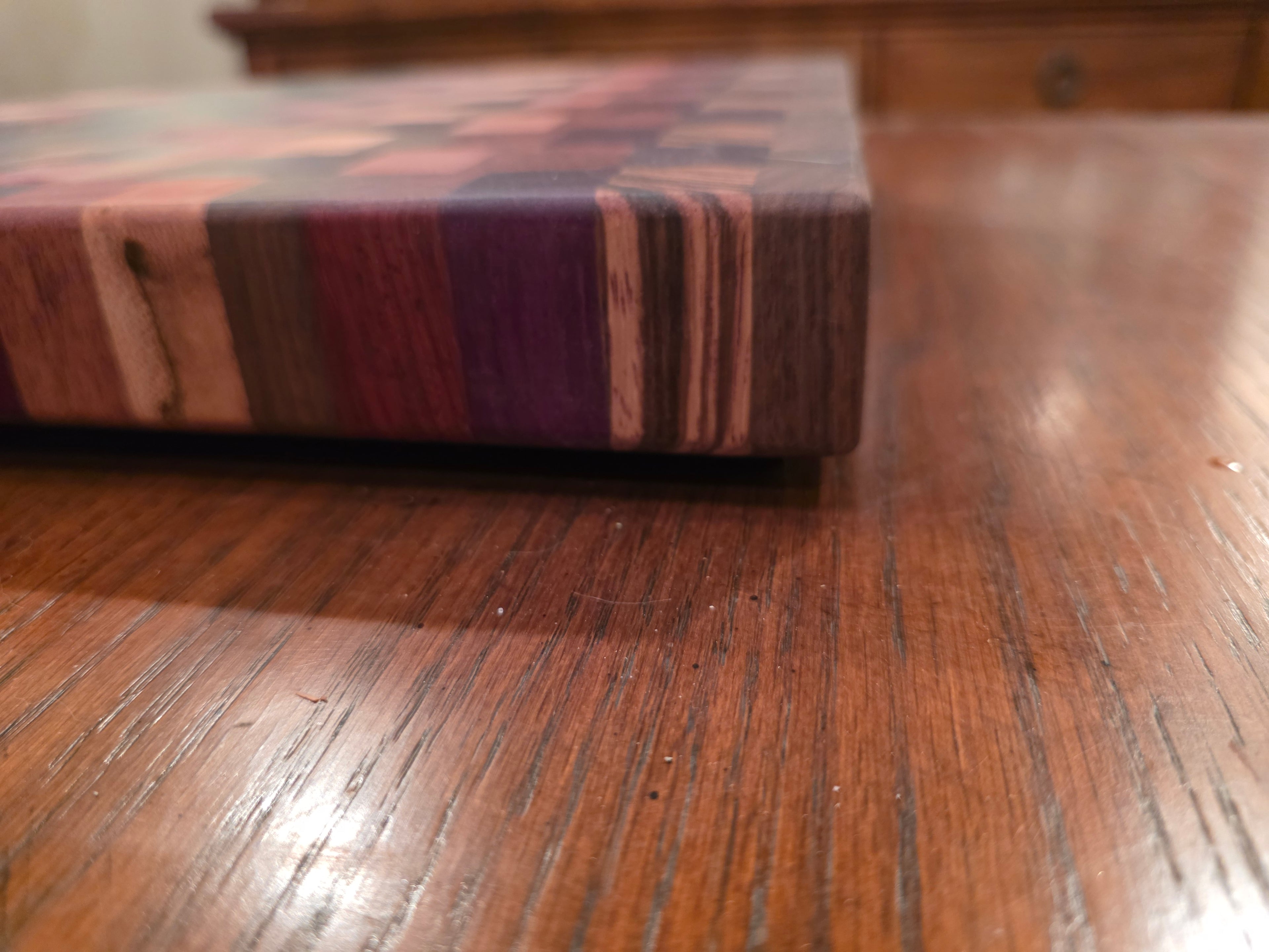 Mulit Species End Grain - Side View