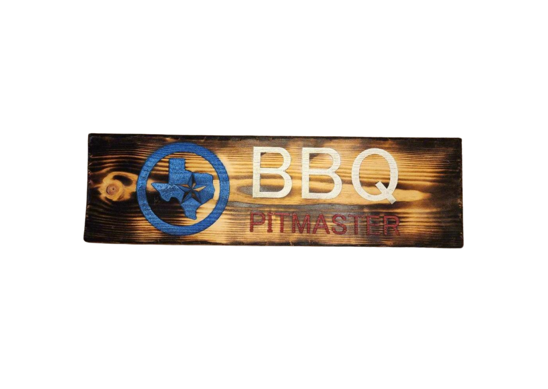Texas BBQ Pitmaster Sign - 8.25" X 5.5"