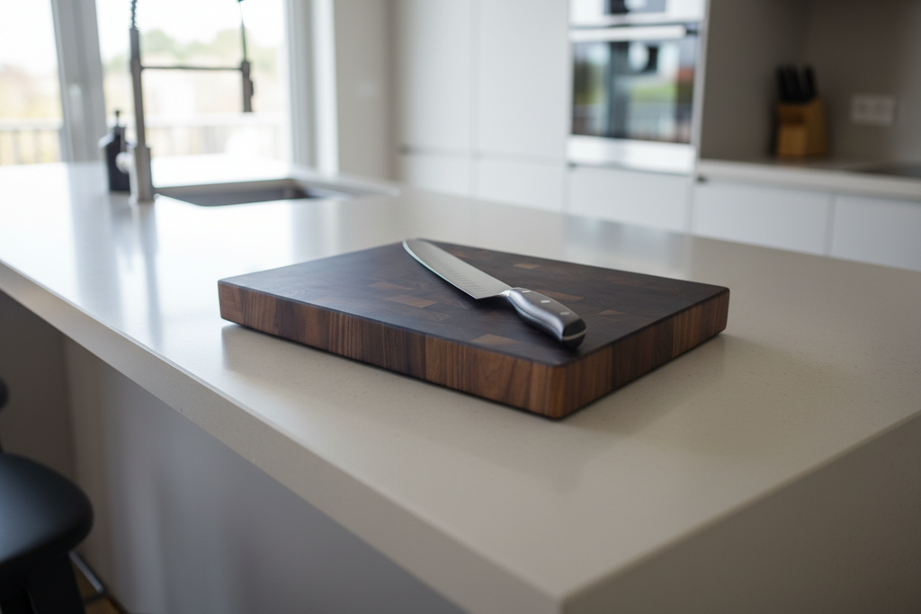 15" Walnut End Grain Cutting Board