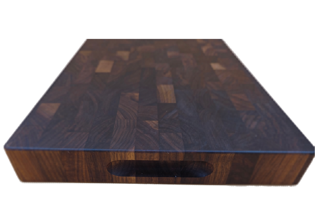 15" Walnut End Grain Cutting Board