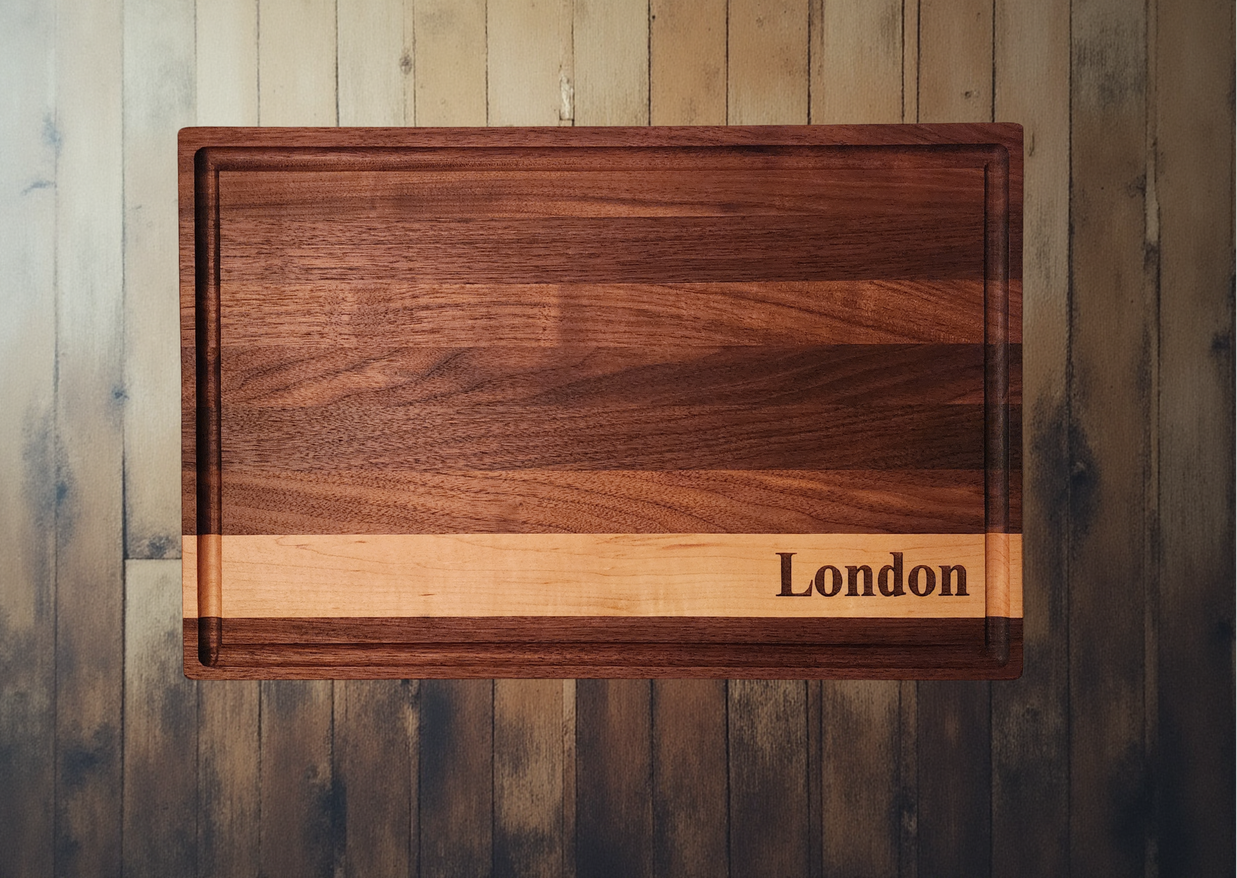 17.5" Walnut Cutting Board - Perfect for Engraved Name