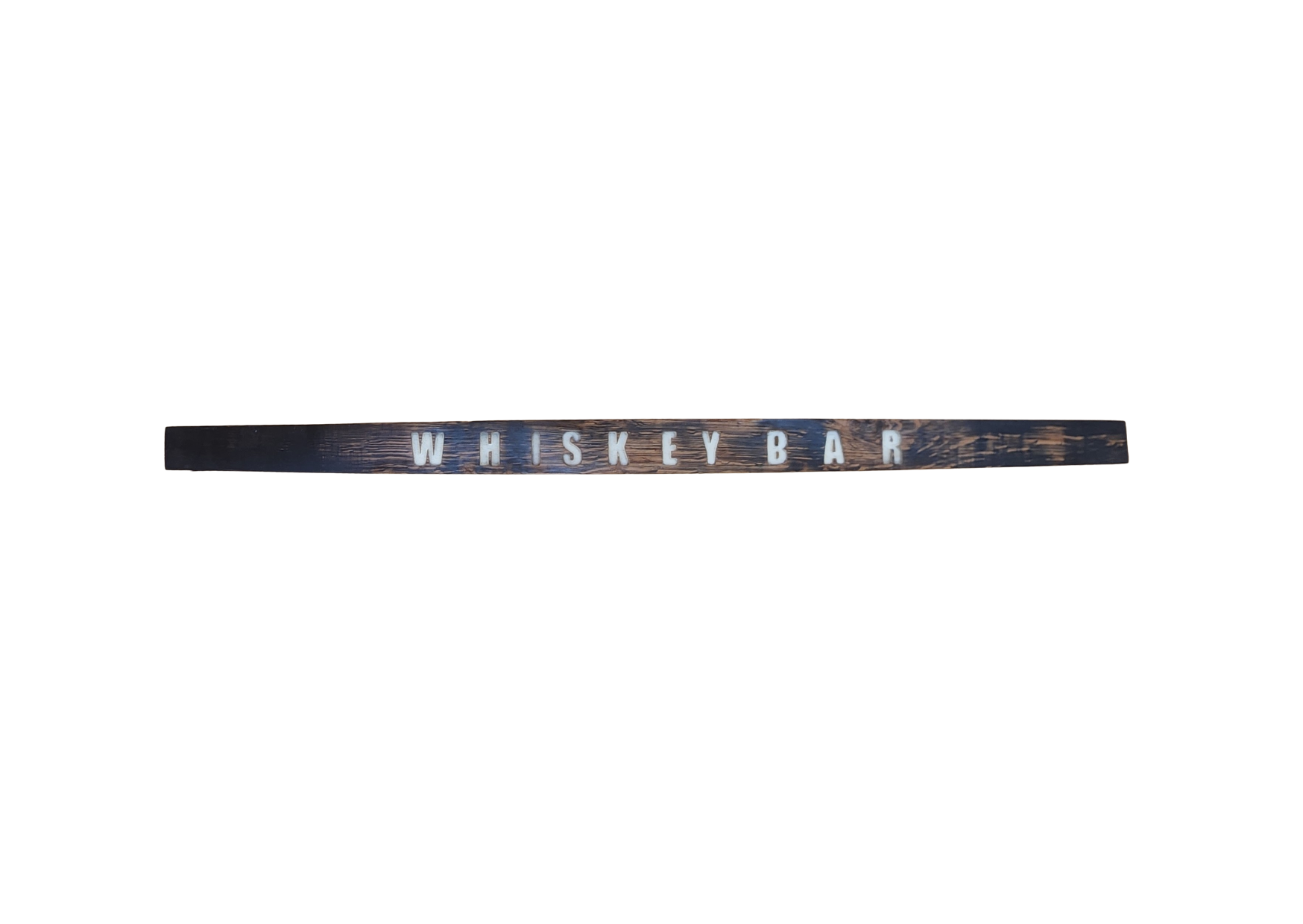 Whiskey Bar Sign - Whiskey Barrel Stave