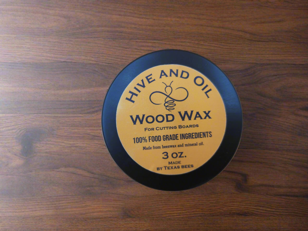 Wood Wax Top With Label