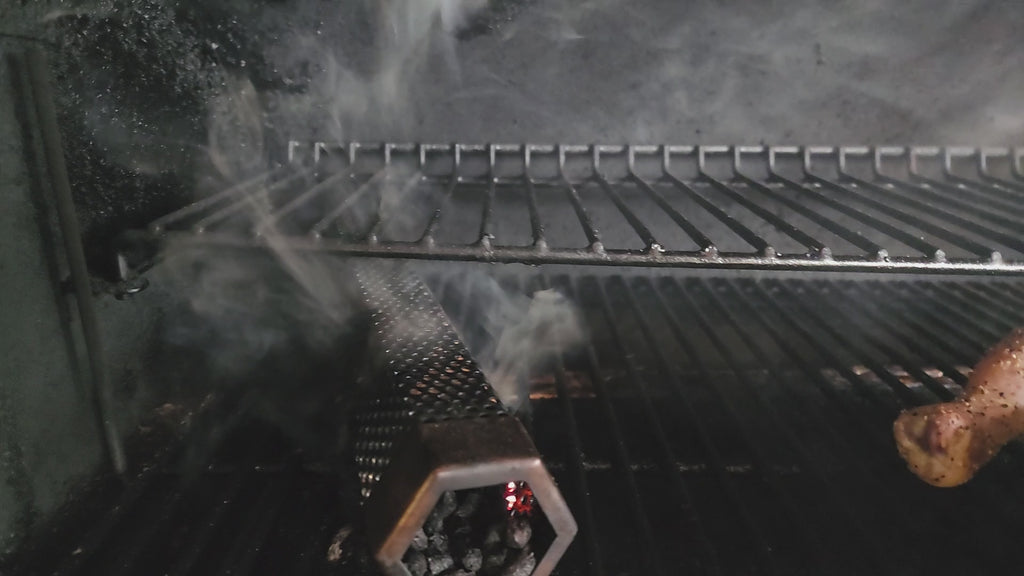 12" Stainless Steel Pellet Smoker Tube - For Hot or Cold Smoking on Any Grill